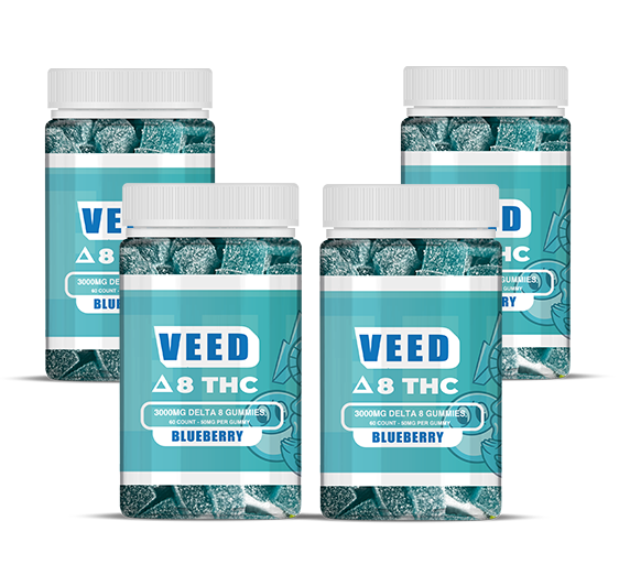 Limited Edition Delta 8 THC Gummies Bundle XL 4ct - 3000mg 4 count
