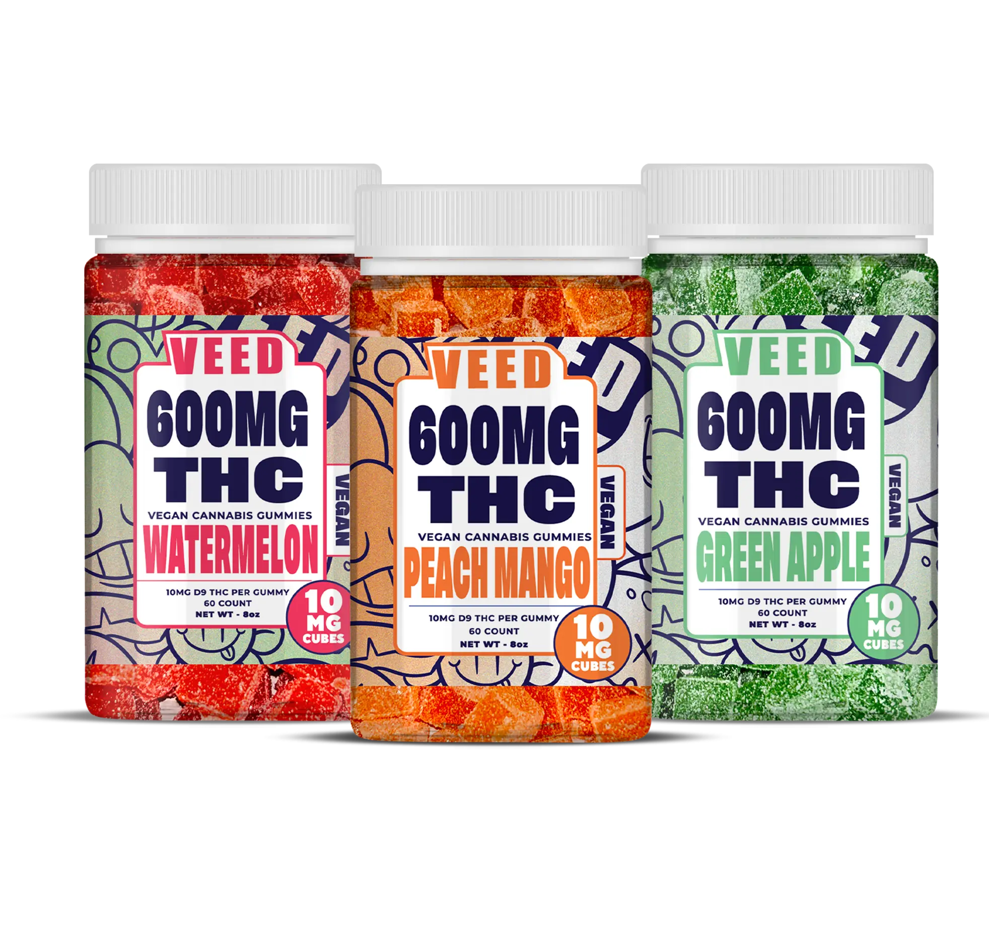 Delta 9 THC Gummies Bundle (XL) - 3ct (Save $90)