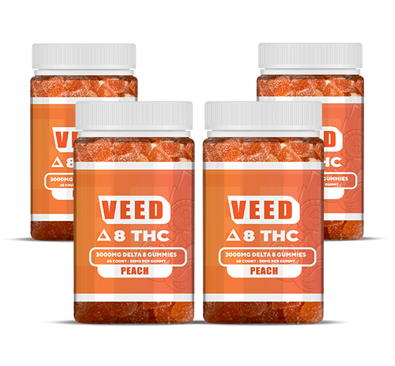 Limited Edition Delta 8 THC Gummies Bundle XL 4ct - 3000mg 4 count