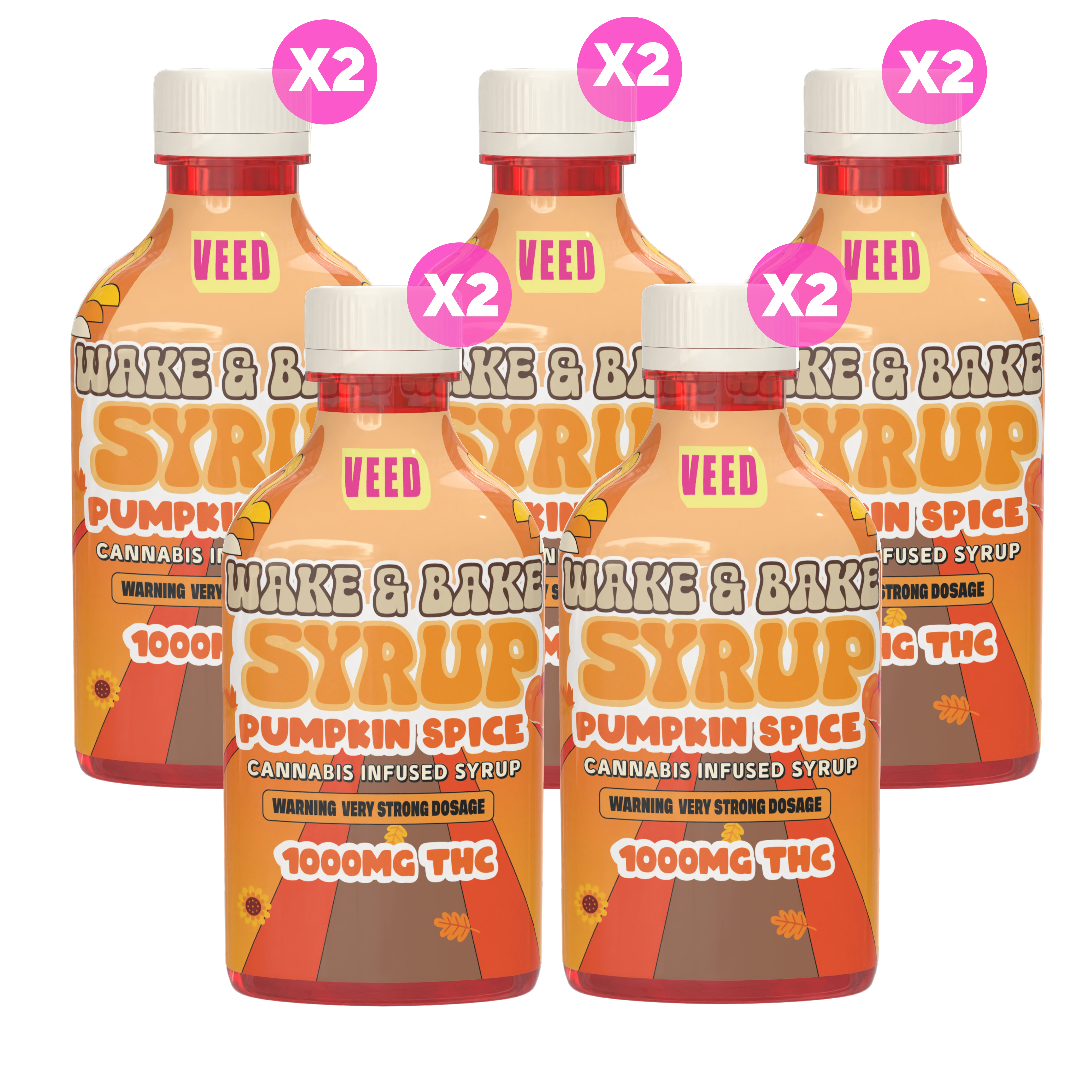 1000mg Wake & Bake Syrup - Very Potent THC Drink Enhancer - THC Infused Coffee Sweetener