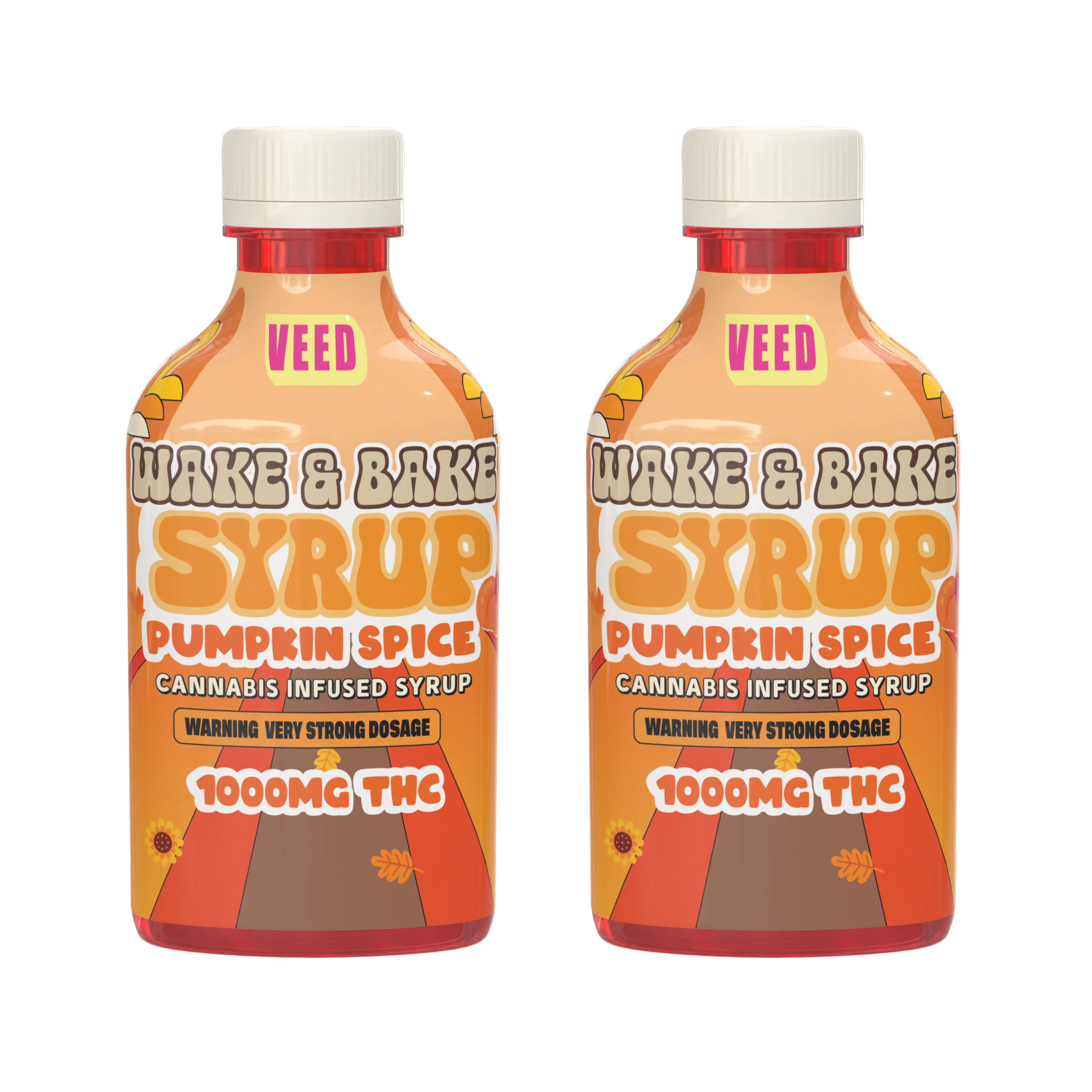 1000mg Wake & Bake Syrup - Very Potent THC Drink Enhancer - THC Infused Coffee Sweetener