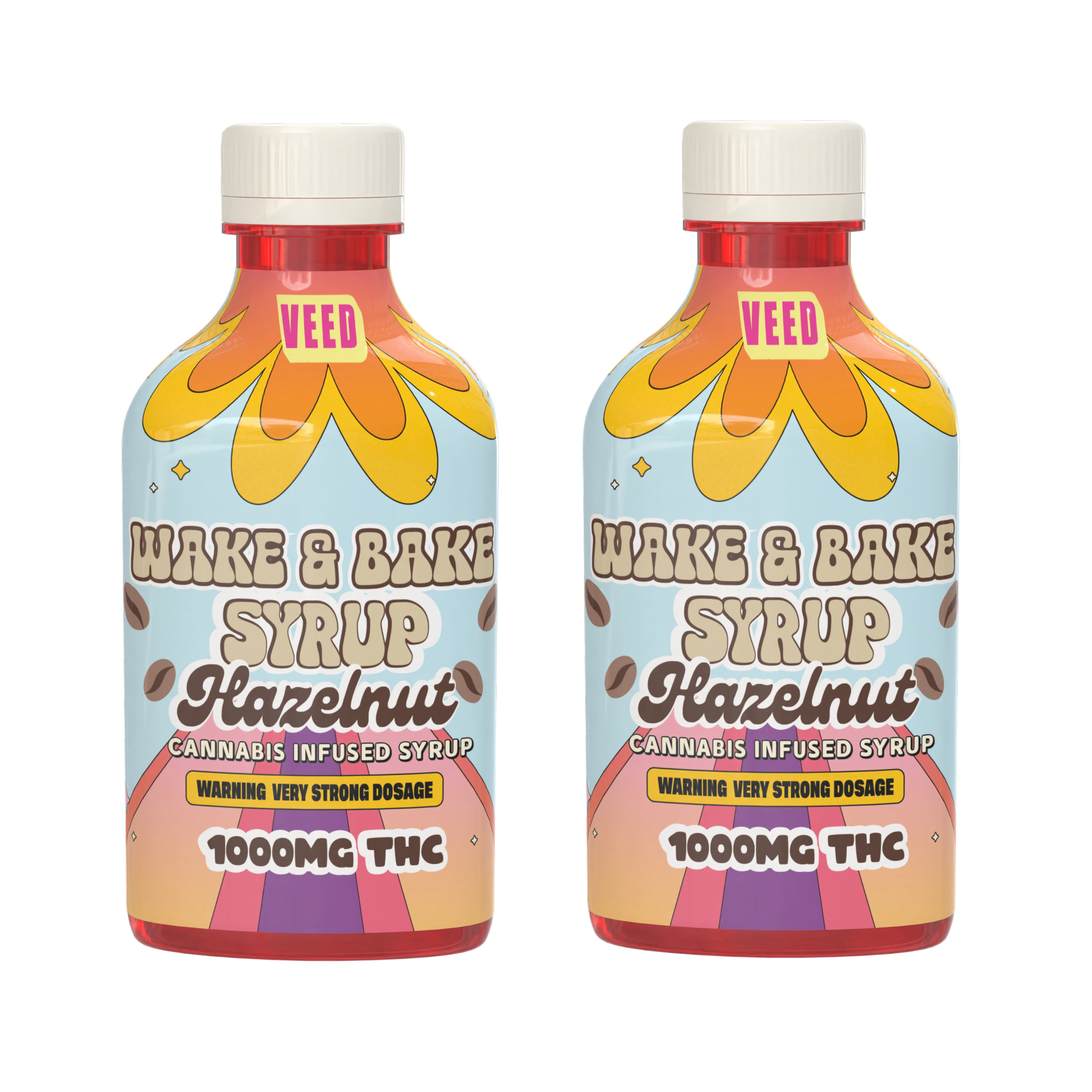 1000mg Wake & Bake Syrup - Very Potent THC Drink Enhancer - THC Infused Coffee Sweetener